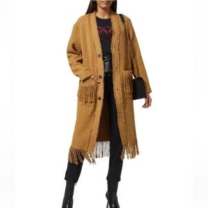 NWT Pinko Ancasti Tweed Boucle Overcoat in Italian size 40 (US S/4)